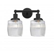  616-2W-BK-G302 - Colton - 2 Light - 15 inch - Matte Black - Bath Vanity Light