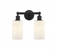  616-2W-BK-G801 - Clymer - 2 Light - 13 inch - Matte Black - Bath Vanity Light