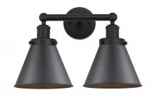  616-2W-BK-M13-BK - Appalachian - 2 Light - 17 inch - Matte Black - Bath Vanity Light