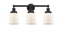  616-3W-BK-G51 - Bell - 3 Light - 23 inch - Matte Black - Bath Vanity Light