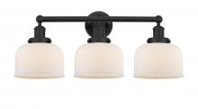  616-3W-BK-G71 - Bell - 3 Light - 26 inch - Matte Black - Bath Vanity Light