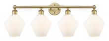  616-4W-BB-G651-8 - Cindyrella - 4 Light - 35 inch - Brushed Brass - Bath Vanity Light