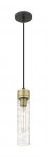 Innovations Lighting 617-1P-BAB-G617-11DE - Boreas - 1 Light - 3 inch - Black Antique Brass - Cord Hung - Mini Pendant