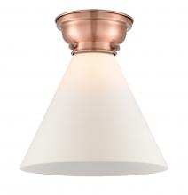 Innovations Lighting 623-1F-AC-G41-L - Cone - 1 Light - 12 inch - Antique Copper - Flush Mount