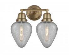 Innovations Lighting 623-2W-BB-G165 - Geneseo - 2 Light - 15 inch - Brushed Brass - Bath Vanity Light