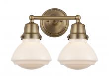  623-2W-BB-G321 - Olean - 2 Light - 15 inch - Brushed Brass - Bath Vanity Light