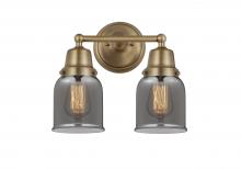  623-2W-BB-G53 - Bell - 2 Light - 13 inch - Brushed Brass - Bath Vanity Light