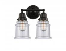  623-2W-BK-G184 - Canton - 2 Light - 14 inch - Matte Black - Bath Vanity Light