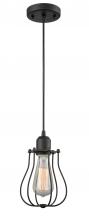  900-1P-OB-CE513-OB-LED - Muselet - 1 Light - 6 inch - Oil Rubbed Bronze - Cord hung - Mini Pendant