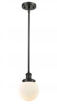 Innovations Lighting 916-1S-OB-G201-6-LED - Beacon - 1 Light - 6 inch - Oil Rubbed Bronze - Mini Pendant