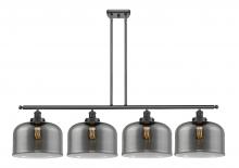  916-4I-BK-G73-L-LED - Bell - 4 Light - 48 inch - Matte Black - Stem Hung - Island Light