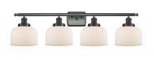  916-4W-BK-G71 - Bell - 4 Light - 38 inch - Matte Black - Bath Vanity Light