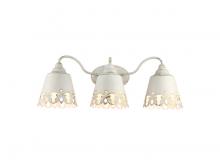  0883-BA3 AI - Eloise 3-Light Vanity Light in Antique Ivory