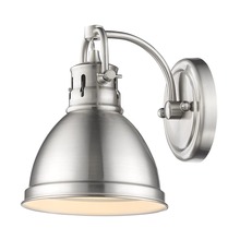  3602-BA1 PW-PW - Duncan 1 Light Bath Vanity in Pewter with a Pewter Shade