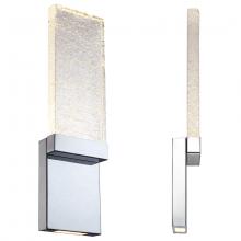  WS-12721-CH - Glacier Wall & Bath Light