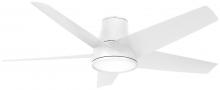  F782L-WHF - Chubby Ii - 58" LED Ceiling Fan for Outdoor Use