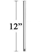 Minka-Aire DR512-ABDD - 12" Down Rod in Brushed Aluminum