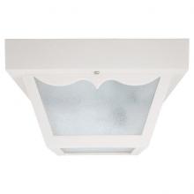  9239WH - 2 Light Outdoor Flush Mount