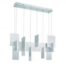  38044-030 - Coburg 1 Light Chandelier in Aluminium