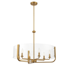  38155-017 - Campisi, 6LT Chandelier, Brass