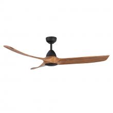  CF77860-MB/NW - Baylor 60-in Matte Black/Natural Wood LED Ceiling Fan