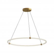  PD24748-BG - Bruni 40-in Brushed Gold LED Pendant