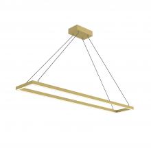  PD88548-BG - Piazza 48-in Brushed Gold LED Pendant