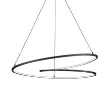 Kuzco Lighting Inc PD11132-BK - Twist 32-in Black LED Pendant