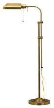  BO-117FL-AB - 100W Pharmacy Floor Lamp W/Adjust Pole