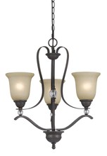  FX-3530/3 - 60W X 3 Riverton 3 Light Chandelier