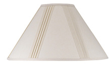  SH-1003-OW - Side Pleated Linen Shade 6 X 19 X12