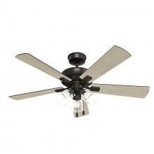  52536 - Hunter 52 inch Crestfield HunterExpress Noble Bronze Ceiling Fan with LED Light Kit and Pull Chain