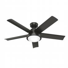  52417 - Hunter 52 inch Seawall Noble Bronze WeatherMax Indoor / Outdoor Ceiling Fan with LED Light Kit