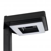  217i20001 - Contemporary Square Solar Post Light + Modern Square Pole