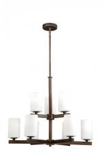  H0124 - Glendale 9L Chandelier Sienna Bronze