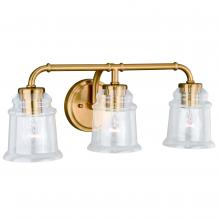  W0264 - Toledo 3L Vanity Natural Brass