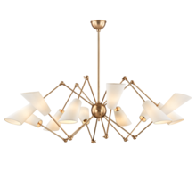 Hudson Valley 5312-AGB - 12 LIGHT CHANDELIER