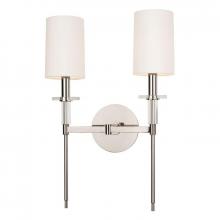 Hudson Valley 8512-PN - 2 LIGHT WALL SCONCE