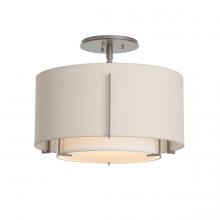  126501-SKT-82-SF1099-SE1590 - Exos Small Double Shade Semi-Flush