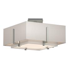  126507-SKT-82-SF1205-SE1605 - Exos Square Small Double Shade Semi-Flush