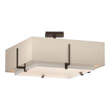  126510-SKT-05-SF1605-SA2012 - Exos Square Double Shade Semi-Flush