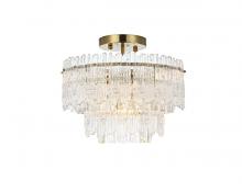  1780F15SG - Emilia 15 Inch Flush Mount Light in Satin Gold