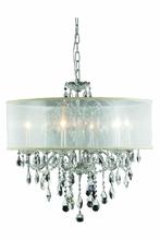  2016D24C+SH/SS - St. Francis 6 light Chrome Chandelier