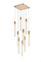  2066D20SG - Weston 9 Lights Pendant in Satin Gold