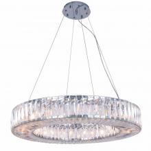 Elegant 2116D32C/RC - Cuvette 20 light Chrome Chandelier Clear Royal Cut Crystal