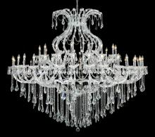  2801G72C/RC - Maria Theresa 49 Light Chrome Chandelier Clear Royal Cut Crystal