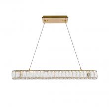  3502D31G - Monroe 31 Inch LED Linear Pendant in Gold