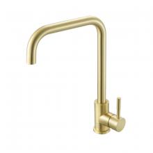  FAK-308BGD - Levi Single Handle Pull Down Sprayer Kitchen Faucet in Brushed Gold