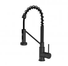  FAK-310MBK - Yara Single Handle Pull Down Sprayer Kitchen Faucet in Matte Black