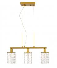  LD7501BR - Taylor 3 Light Brass Pendant